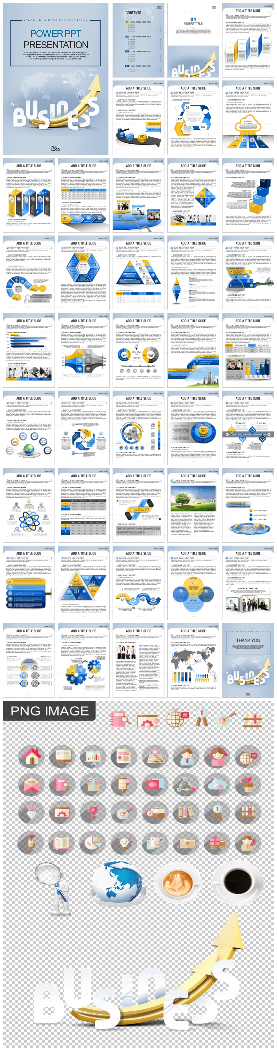  화살표  PPT 템플릿 세로_Business_v0383(조이피티)