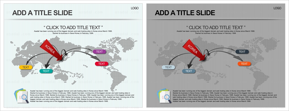 해외지도 worldmap PPT 템플릿 1종_세계지도형_d0452(조이피티)