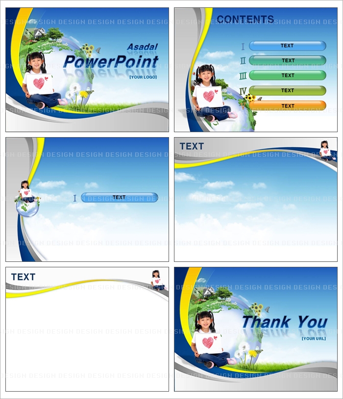 children kids PPT 템플릿 배경_아이와 교육_001(고감도피티)