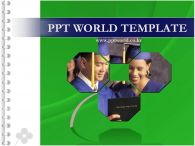 외국인 대학생 PPT 템플릿 네잎크로버 문양있는 템플릿_슬라이드1