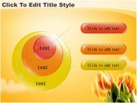 구름 꽃 PPT 템플릿 튤립이 있는 템플릿_슬라이드10