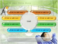 숲 새 PPT 템플릿 새소리를 들으며 산림욕을 하는 남자_슬라이드12