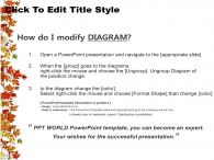 풍경 잎 PPT 템플릿 풍경 속 단풍_슬라이드3