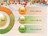 풍경 잎 PPT 템플릿 풍경 속 단풍_슬라이드6