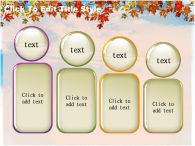 풍경 잎 PPT 템플릿 풍경 속 단풍_슬라이드15