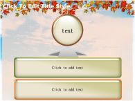 풍경 잎 PPT 템플릿 풍경 속 단풍_슬라이드17