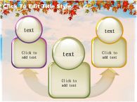 풍경 잎 PPT 템플릿 풍경 속 단풍_슬라이드18