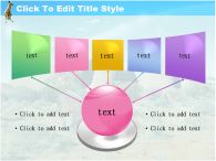 자연 풍경 PPT 템플릿 호주의 자연 속 캥거루_슬라이드12