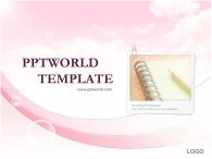 ppt 템플릿 PPT 템플릿 핑크색 하늘위의 계단_슬라이드1