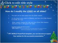  루돌프  크리스마스 트리 PPT 템플릿 크리스마스 트리 템플릿_슬라이드3