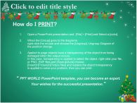  루돌프  크리스마스 트리 PPT 템플릿 크리스마스 트리 템플릿_슬라이드4