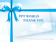 특별한 블루 리본 카드  PPT 템플릿 블루 리본 카드_슬라이드26