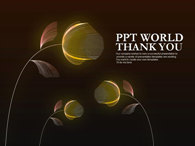일러스트 심플 라인 플라워  PPT 템플릿 심플 라인 플라워_슬라이드4