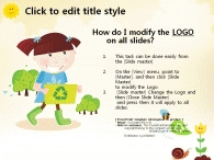 템플릿 프리젠테이션  PPT 템플릿 환경 교육 템플릿_슬라이드1