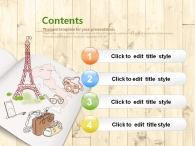 tour Europe PPT 템플릿 여행 계획 템플릿_슬라이드1