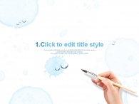 일러스트 물결 PPT 템플릿 사계절 수채화 템플릿_슬라이드2
