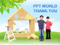 나비 무당벌레 PPT 템플릿 행복한 우리집 만들기_슬라이드4