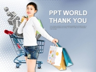 말풍선 라인 PPT 템플릿 즐거운 쇼핑(자동완성형 포함)_슬라이드36