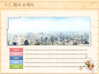 자연 벗꽃 PPT 템플릿 나른한 봄날의 벚꽃놀이 템플릿(자동완성형포함)_슬라이드5