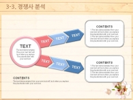 자연 벗꽃 PPT 템플릿 나른한 봄날의 벚꽃놀이 템플릿(자동완성형포함)_슬라이드15