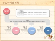 자연 벗꽃 PPT 템플릿 나른한 봄날의 벚꽃놀이 템플릿(자동완성형포함)_슬라이드21