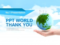 친환경 제안.회사소개서 PPT 템플릿 푸른빛 하늘과 지구의 자원(자동완성형포함)_슬라이드26