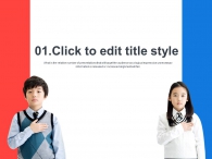 경례 애국가 PPT 템플릿 마음으로 전하는 나라사랑(자동완성형포함)_슬라이드3