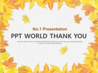 낙엽 나뭇잎 PPT 템플릿 심플한 단풍 캔버스(자동완성형포함)_슬라이드36
