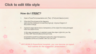 나른한 벚꽃길 와이드형 (자동완성형포함) 파워포인트 PPT 템플릿 디자인_슬라이드4