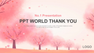 나른한 벚꽃길 와이드형 (자동완성형포함) 파워포인트 PPT 템플릿 디자인_슬라이드36